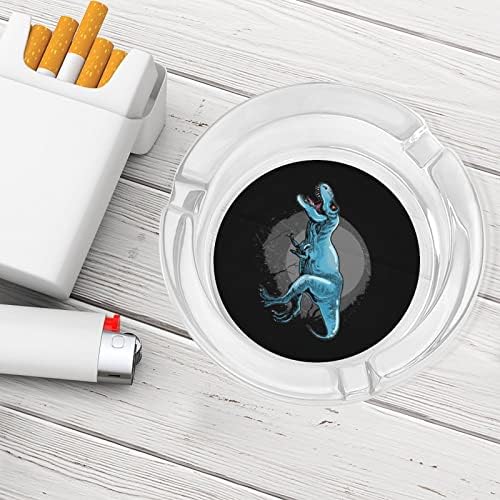 Диносаурус Т-рекс цигара стакло од пепелници во тркалење на држач за пушење на пепел за дома хотелска маса Топ декорација
