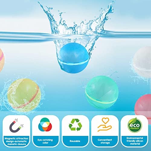 Балони за вода за еднократно користење Брзо пополнете меки силиконски само запечатувачки топки во вода играчки на отворено вода играчки со мрежна торба за надворе