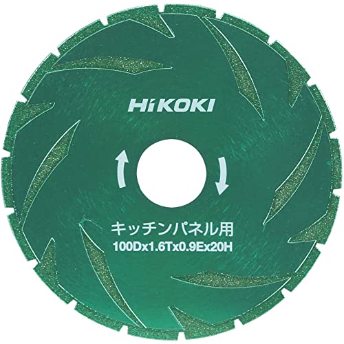 Hikoki 0037-1197 Електродитирано чип на секач за дијаманти, пила за кујнски панели, надворешен дијаметар 3,9 инчи