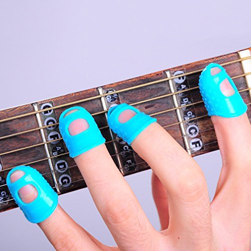 Заштита на прсти од 15 парчиња прсти совети за силиконски прсти, гума заштита што не е лепење на гел прсти за прсти за лепила за лепило