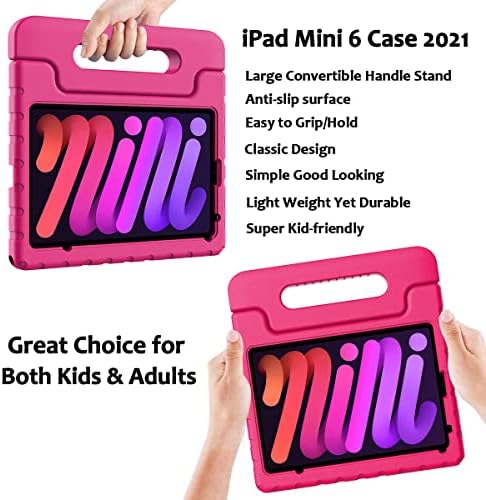 Случај за деца на Ltrop за iPad Mini 6 -та генерација 8,3 инчи - iPad mini 6 Case 2021, iPad Mini 6 -та генерација кутија за деца, шок -изобилна