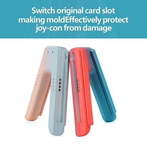 Зафат за полнење на радост за контролори на Nintendo Switch, контролори за удобност на MyCheer Comfort JOYCON, преносен градиент,