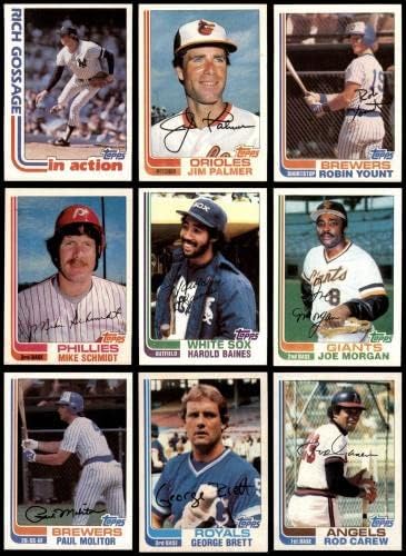 1982 Топс Бејзбол Комплетен сет 7 - НМ - Комплетни комплети за бејзбол