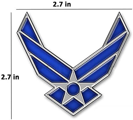 DSYCAR 3d Метал Сино Крило Американски Воздухопловни Сили Премиум Автомобил Тело Страна Задниот Багажникот Амблем Значка-Подарок 4 Слободен Воздухопловните Сили Лого