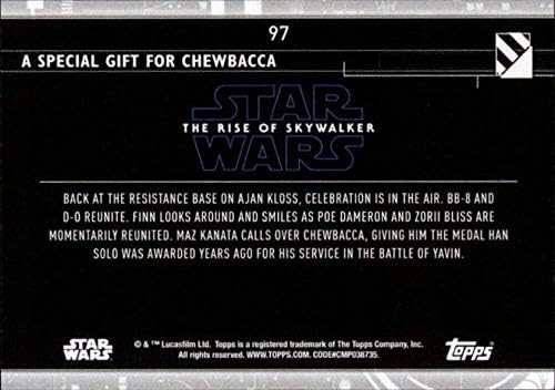 2020 Топс Војна На Ѕвездите Подемот На Скајвокер Серија 297 Специјален Подарок За Картичка За Тргување Со Чубака