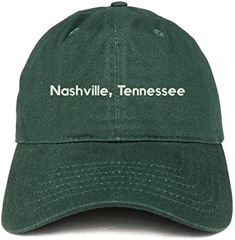 Трендовски продавница за облека Нешвил Тенеси извезе неструктурирана памучна тато капа