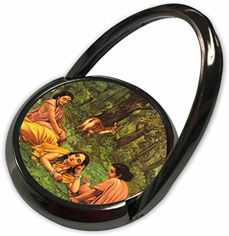 3Drose Vintage Indian Art Shakuntala пишува буква во Душијанта Индија. - Телефонски ringsвони