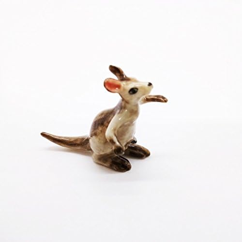 Минијатурна фигура за минијатурни кенгури собрани керамички кукли рачно изработен декор