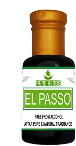 Чисти билки Ел Пасо Атар ослободена од алкохол за унисекс и дневно користи 100 мл