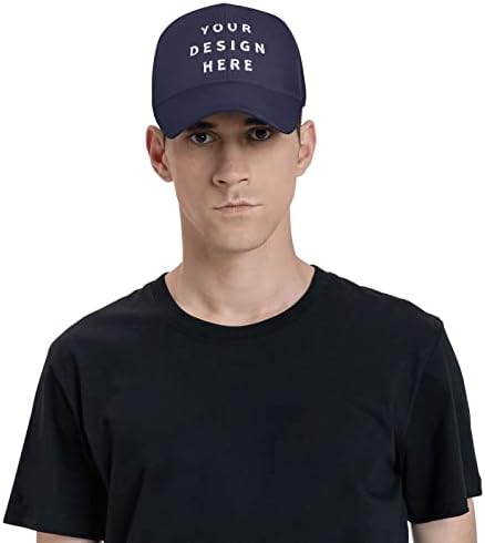 Прилагодено капаче за бејзбол со вашиот текст, персонализирана прилагодлива капа на камионџии Casual Sun Peak Hat