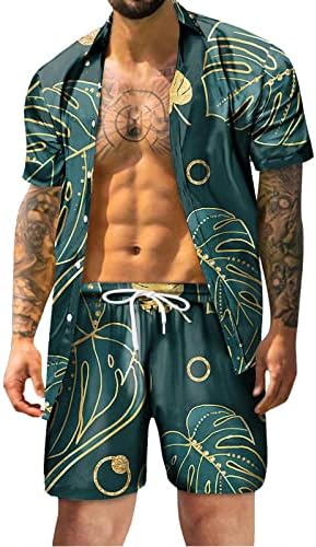 Bmisegm Mens Suits Mens Lutture Fashion Leisure Hawaii Seaside Holiday Beach Beach Digital 3D Printing Christ Sneaver кошула