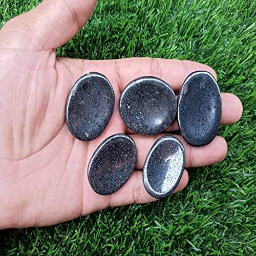 Хематит Загрижена камен за кристално лекување џеб палм камен палецот камен 1 парчиња