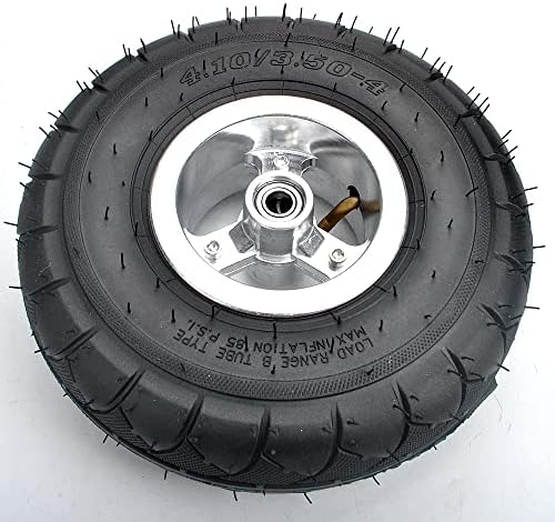 4.10/3.50-4 ”Алуминиумски алуминиумски тркала гуми и запечатени лежишта замена за рачни камиони сите намени за комунални услуги/тркала