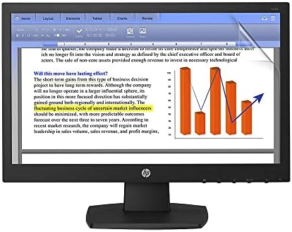 Целосна живописна невидлива сјајна HD заштитен филм на екранот компатибилен со мониторот HP V194 [Пакет од 2]