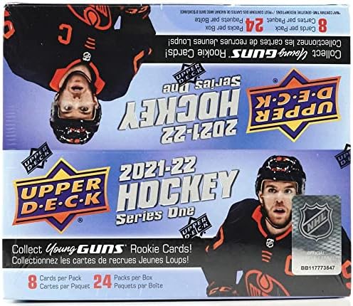2021-22 Горна палуба серија 1 хокеј малопродажба 24-пакет кутија