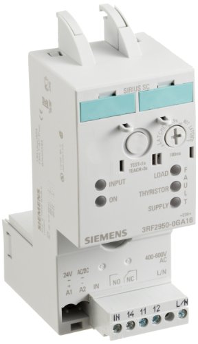 Siemens 3RF29 50-0GA16 Sirius SC Semiconductor Extended оптоварување на оптоварување, напон за напојување со контрола на контрола на 24VAC/VDC,