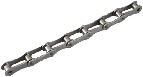 Tsubaki A2040NPR100 ANSI Roller Chain, единечно влакно, занишано, никел обложена, инч, 2020 ANSI No., 1 Pitch, 0,312 Roller Diamement, 0,312