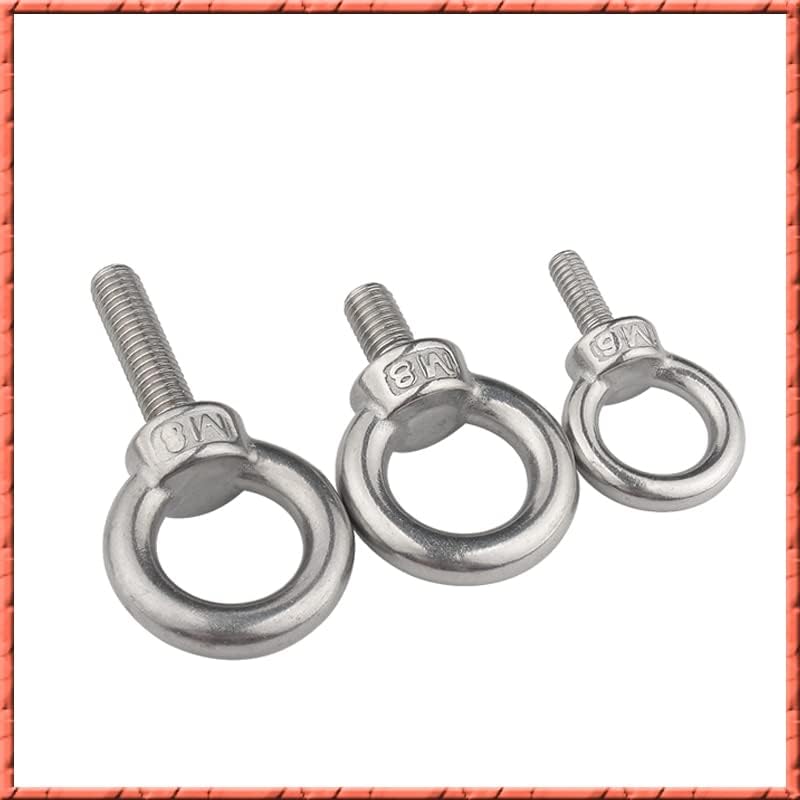 1-10pcs/лот M3 ~ M20 прстен од не'рѓосувачки челик завртка за завртки за нокти со прстен прстен прстен завртка завртка за завртки