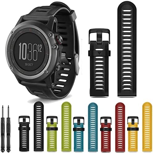 Sutk 26mm Мода Отворено Спортски Часовник Ремен За Garmin Феникс 7X Феникс3 Силиконски Часовник Со Алатки