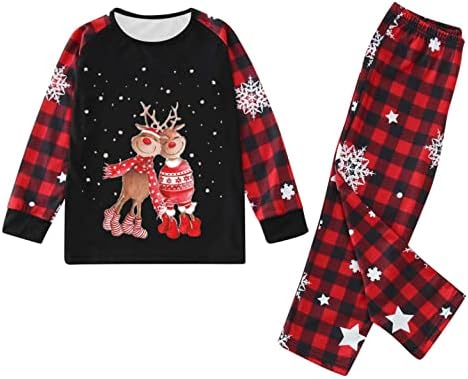 Божиќни бебешки пижами за семејство што одговара