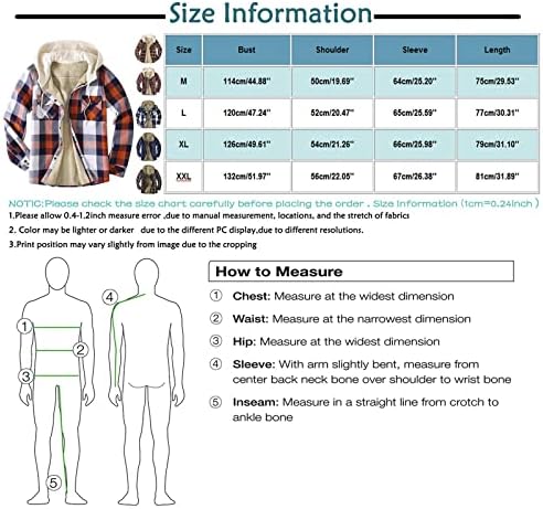 SJWCLYS ватирана јакна мажи, машки камп ноќ Бербер, јакна со кошула со качулка, обложена со качулка
