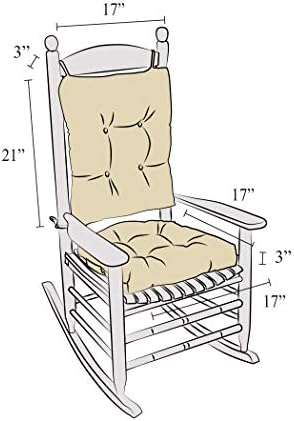 Klear Vu Omega Не-лизгачки стол за столче за столче поставено со густо подлога и затегнат дизајн, вклучува подлога за седишта и перница