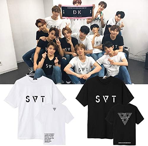 Mainlead Kpop Седумнаесет 17 маица Јапонија арена СВТ концертна маичка Обично писмо