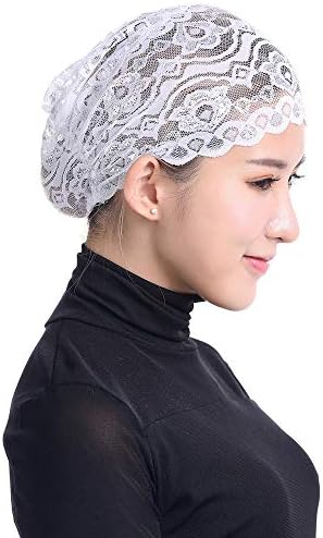 Глава шамија на коса модерна облечена турбанска чипка губење жени завиткано капаче капаче муслимански гравчиња за жени за жени