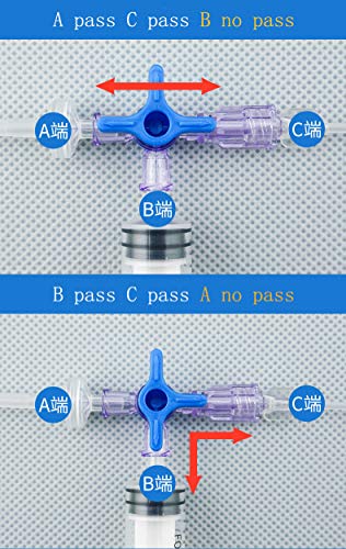 Тот 5 парчиња Медицински Тринасочен Вентил За Еднократна Употреба 3-Насочни Стопери Со Асептичен Петел За Училишни Проекти, Хоби САМОСТОЈНИ Експериментални Истраж