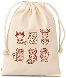 Комплет од 10 дрвени копнени животни ја фаворизираат торбата роденден туш за бебиња забава украси За забави туш за Бебиња чанти за забави животни