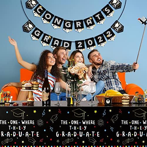3 Парчиња Чаршав За Забава За Дипломирање Честитки Град Покривка За Маса 2022 Постдипломски Чаршав Класа На Украси За Забави За Забави За