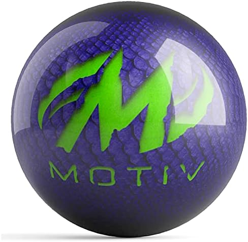 На топката за куглање мотивира примарна резервна топка пурпурна/вар незасилена - изработена од полиестер - направен