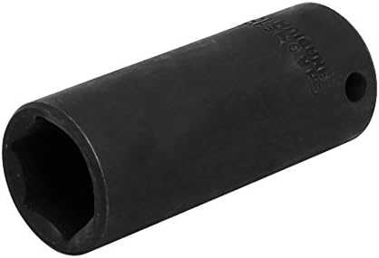 Aexit 3/8-инчен Квадратни Рачни Алатки Диск 18mm 6 Точка Хексадецимален Приклучок 63mm Должина Адаптер За Влијание Црн Модел: 92as426qo173