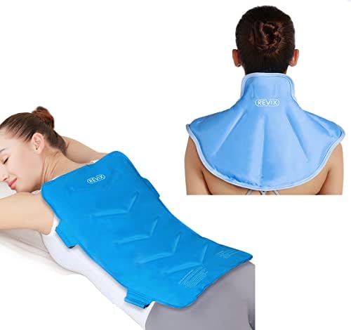 Резикс целосен заден леден пакет за повреди и мраз пакет за вратот и рамената