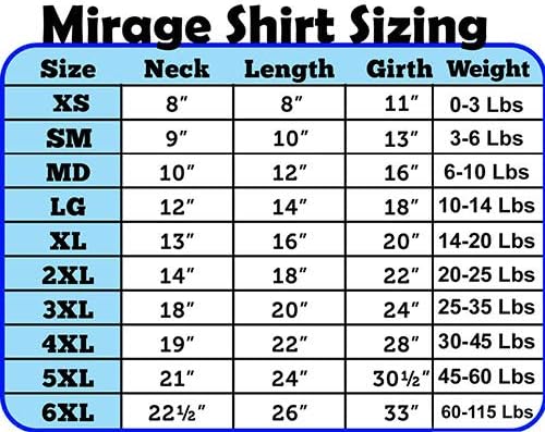 Mirage Pet Products 20-инчи усвоен кошула од Rhinestone за домашни миленици, 3x-големо, бебе сино