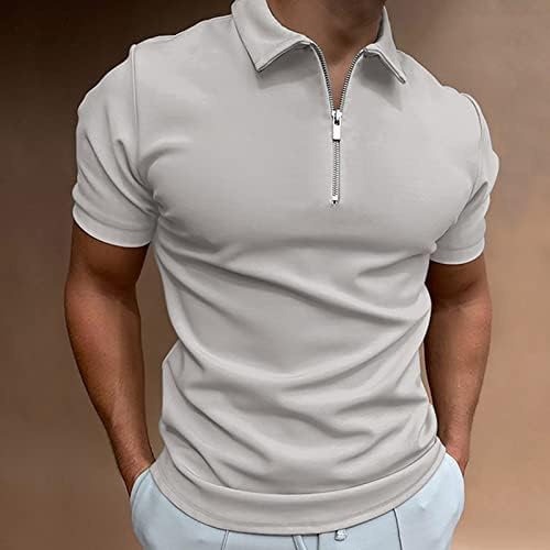 lcepcy mens маичка патент ширење јака обични маички кошули шарени тенок фит долги ракави голф маички маички маички атлетски