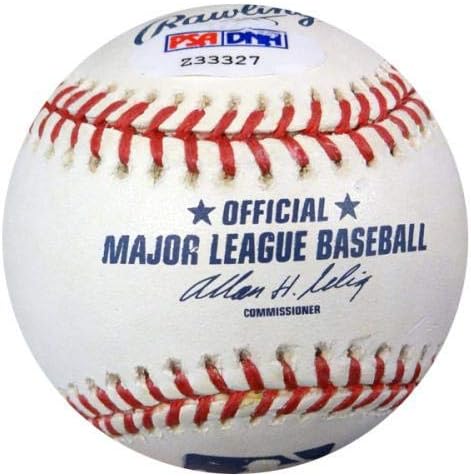 Мајк Венто го автограмираше официјалниот МЛБ Бејзбол Newујорк Јанкис, Вашингтон Националци ПСА/ДНК Z33327 - Автограмирани бејзбол