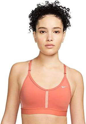 Nike Dri-Fit Indy indyенски женски светлосен спортен спортски градник со чад сива/црна боја