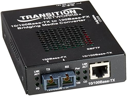 Транзициски мрежи 10/100 премостување 10/100Base-TX до 100Base-Fx медиуми
