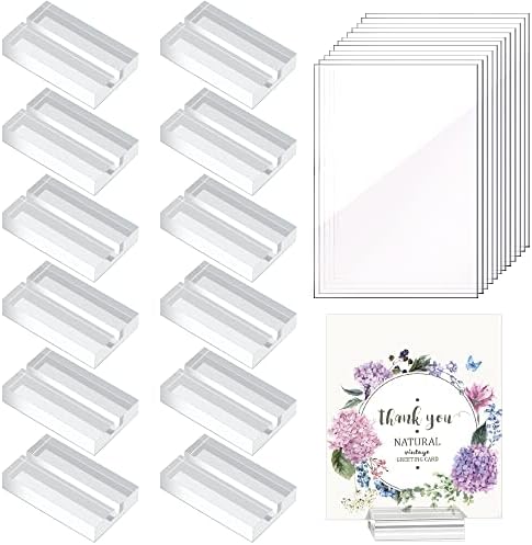 Јасни акрилни знаци ставете картички со броеви на свадбени табели со акрилик со акрилен штанд за сублимација DIY празно име на табели за картички