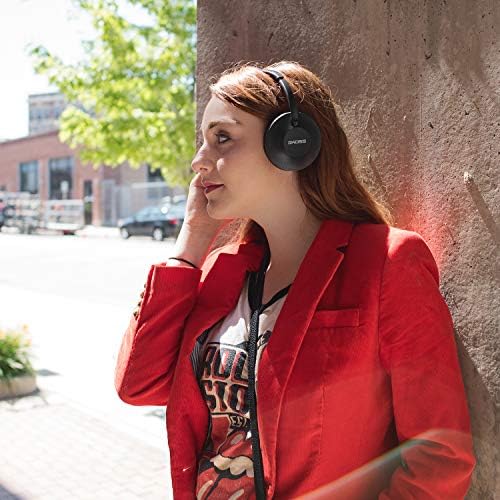Кос КФ7 Безжични Bluetooth Слушалки За Уво, Контроли На Одборот Со Микрофон, Лесен Пренослив Преклопен Рамен Дизајн За Компактно