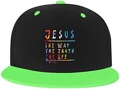 Исус е начинот на кој вистината е капките за животната сметка за мажите хип хоп рамен Бил обрн прилагодлива бејзбол капа
