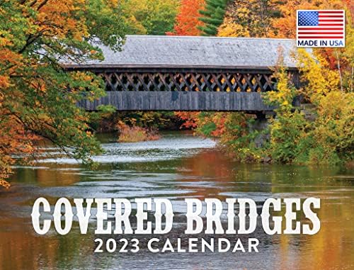 Покриен Мост Календар 2023 Месечни Ѕидни Висечки Календари Патување Природа На Отворено Американа Фарма Голем Планер 24 Месеци-Целосна 2023 Напиши На Мрежа Плус Бонус 2