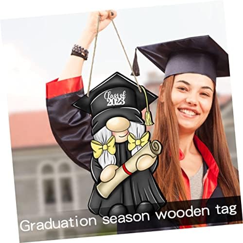 Нолитој 24 парчиња дипломирање дрвен знак што виси дома декор декорасии пара салас де каса дипломирање Фото реквизити за дипломирање