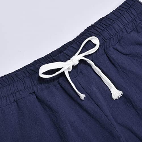 Цврста боја Бермуда шорцеви жени колено должина на коленото лето летни маички шорцеви со длабоки џебови салон долги шорцеви шорцеви
