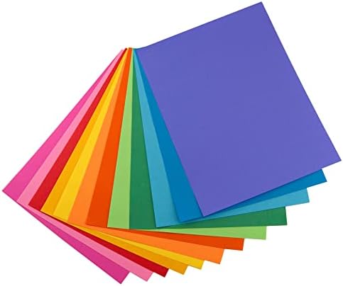 Hygloss производи обоена хартија за уметност, занаети и повеќе-10-12 избрани големини од 11 x 17 инчи-24 lb. / 89 GSM Дебелина-240