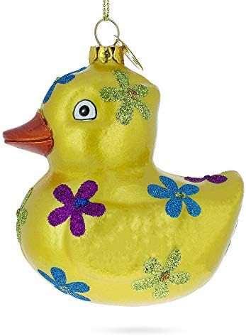 Божиќен украс на жолто патка