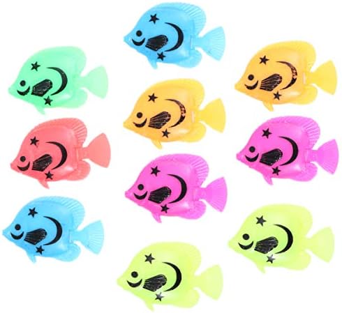 Аквариуми во боја на животни 10 парчиња Вештачки Подвижни Риби Живописни Лажни Риби Пловечки Украс Од Риба Аквариумски Украси Аквариум