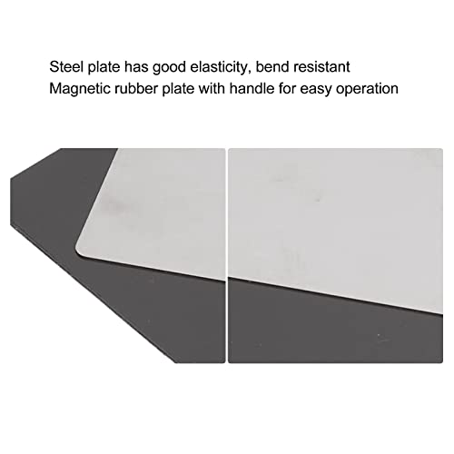 FtVogue плоча за плоча за лекување на челична плоча со двојна магнетна флексибилна челична платформа за 3Д печатач 140 x 84mm
