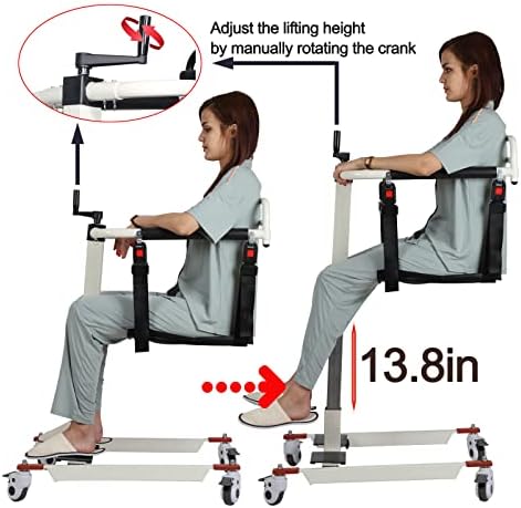 Оди · Том пациент Подигнете инвалидска количка за лифт за инвалидска количка за домашна количка Преносен челичен транспорт стол кревет за